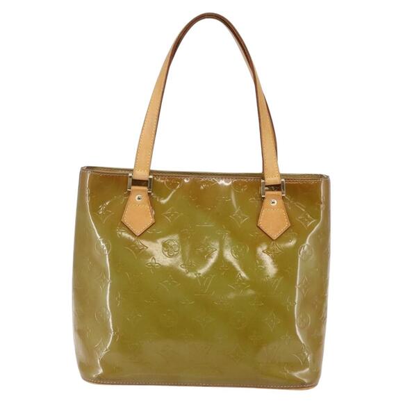 LOUIS VUITTON Monogram Vernis Houston Hand Bag Baby Blue M91005 - Picture 3 of 12